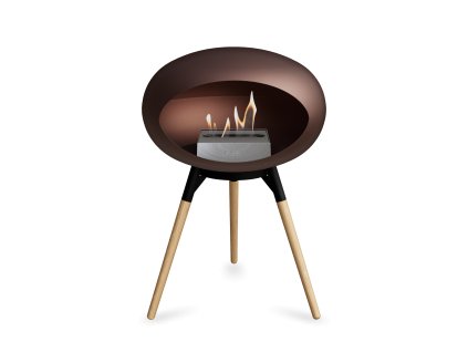 3679 18 dome ground low mocca barva trojnozky mocca bowl kartus rose gold nozicky smoked oak legs