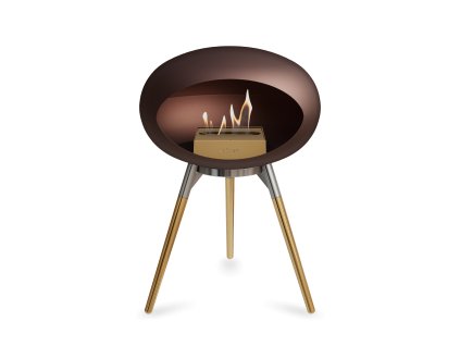 3679 25 dome ground low mocca barva trojnozky mocca bowl kartus rose gold nozicky smoked oak legs