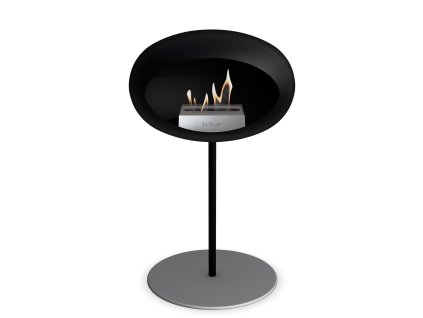 3745 19 dome ground steel low 50 cm black barva a prumer nohy rose gold 60 cm barva podstavce rose gold kartus rose gold