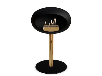 3745 52 dome ground steel low 50 cm black barva a prumer nohy rose gold 60 cm barva podstavce rose gold kartus rose gold