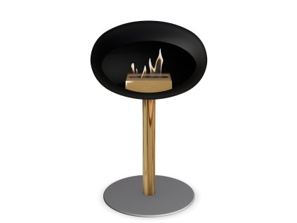 3745 57 dome ground steel low 50 cm black barva a prumer nohy rose gold 60 cm barva podstavce rose gold kartus rose gold