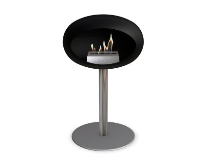 3745 8 dome ground steel low 50 cm black barva a prumer nohy rose gold 60 cm barva podstavce rose gold kartus rose gold