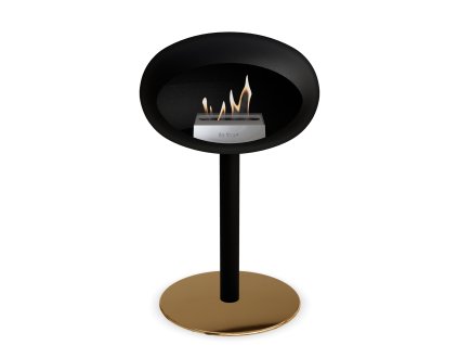 3745 14 dome ground steel low 50 cm black barva a prumer nohy rose gold 60 cm barva podstavce rose gold kartus rose gold