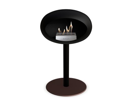 3745 16 dome ground steel low 50 cm black barva a prumer nohy rose gold 60 cm barva podstavce rose gold kartus rose gold