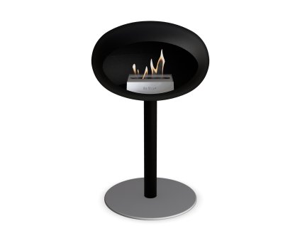 3745 18 dome ground steel low 50 cm black barva a prumer nohy rose gold 60 cm barva podstavce rose gold kartus rose gold