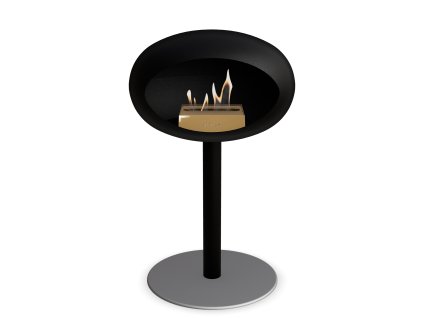 3745 48 dome ground steel low 50 cm black barva a prumer nohy rose gold 60 cm barva podstavce rose gold kartus rose gold