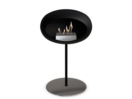 3745 11 dome ground steel low 50 cm black barva a prumer nohy rose gold 60 cm barva podstavce rose gold kartus rose gold