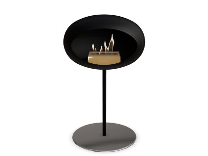 3745 41 dome ground steel low 50 cm black barva a prumer nohy rose gold 60 cm barva podstavce rose gold kartus rose gold