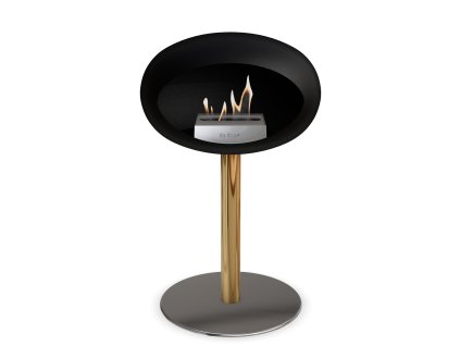 3745 20 dome ground steel low 50 cm black barva a prumer nohy rose gold 60 cm barva podstavce rose gold kartus rose gold