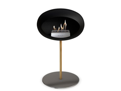 3745 21 dome ground steel low 50 cm black barva a prumer nohy rose gold 60 cm barva podstavce rose gold kartus rose gold