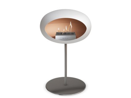 3748 1 dome ground steel low 50 cm white barva a prumer nohy rose gold 25 cm barva podstavce rose gold kartus rose gold