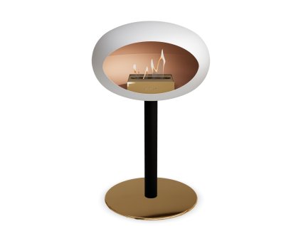 3748 38 dome ground steel low 50 cm white barva a prumer nohy rose gold 25 cm barva podstavce rose gold kartus rose gold