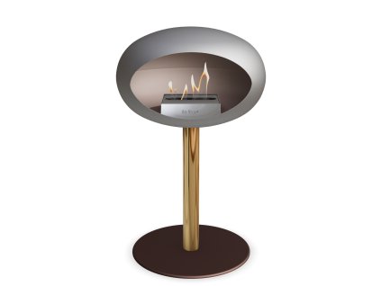 3748 20 dome ground steel low 50 cm white barva a prumer nohy rose gold 25 cm barva podstavce rose gold kartus rose gold