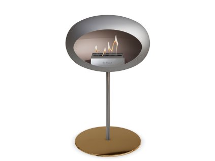 3754 5 dome ground steel low 50 cm nickel barva a prumer nohy rose gold 60 cm barva podstavce nickel kartus nerez