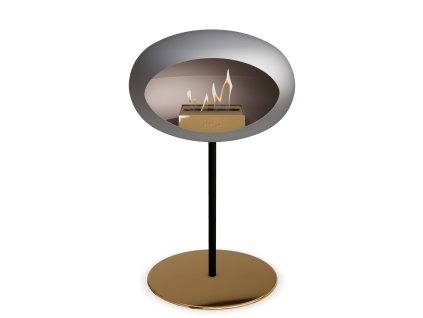 3754 38 dome ground steel low 50 cm nickel barva a prumer nohy rose gold 60 cm barva podstavce nickel kartus nerez