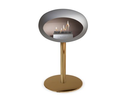 3754 23 dome ground steel low 50 cm nickel barva a prumer nohy rose gold 60 cm barva podstavce nickel kartus nerez