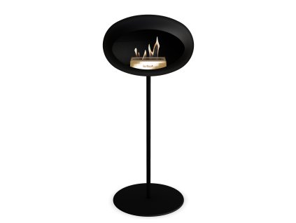 3757 42 dome ground steel high 80 cm black barva a prumer nohy rose gold 25 cm barva podstavce lestena ocel kartus rose gold