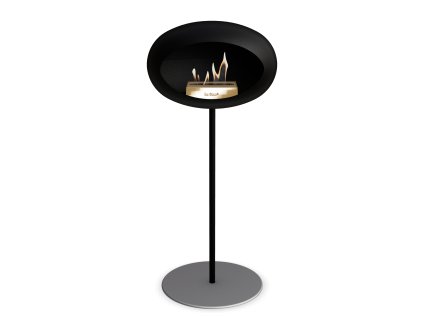 3757 48 dome ground steel high 80 cm black barva a prumer nohy rose gold 25 cm barva podstavce lestena ocel kartus rose gold