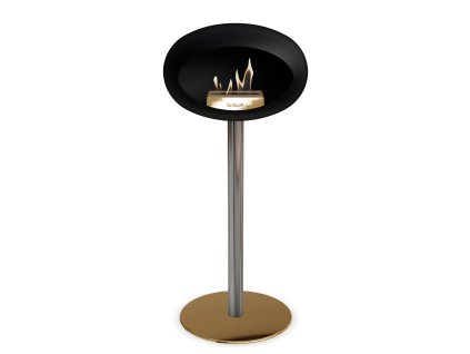 3757 33 dome ground steel high 80 cm black barva a prumer nohy rose gold 25 cm barva podstavce lestena ocel kartus rose gold