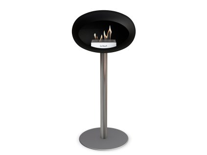 3757 7 dome ground steel high 80 cm black barva a prumer nohy rose gold 25 cm barva podstavce lestena ocel kartus rose gold