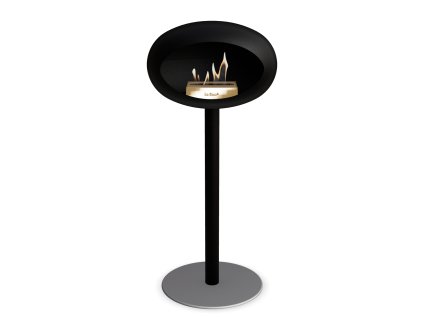 3757 47 dome ground steel high 80 cm black barva a prumer nohy rose gold 25 cm barva podstavce lestena ocel kartus rose gold