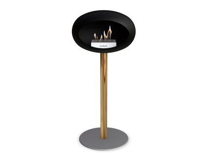 3757 27 dome ground steel high 80 cm black barva a prumer nohy rose gold 25 cm barva podstavce lestena ocel kartus rose gold