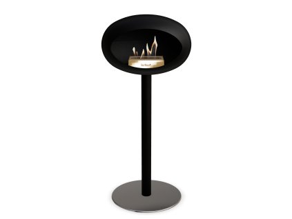 3757 39 dome ground steel high 80 cm black barva a prumer nohy rose gold 25 cm barva podstavce lestena ocel kartus rose gold