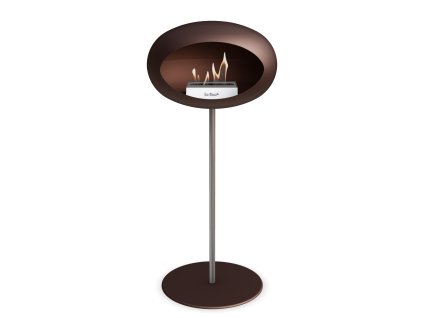 3763 7 dome ground steel high 80 cm mocca barva a prumer nohy rose gold 60 cm barva podstavce rose gold kartus rose gold