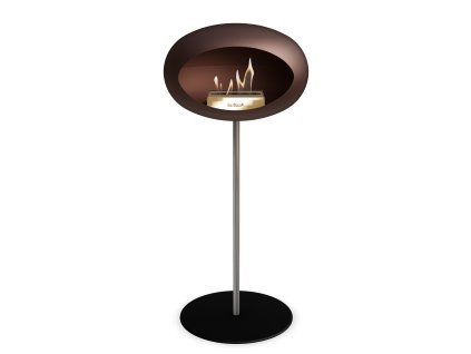 3763 32 dome ground steel high 80 cm mocca barva a prumer nohy rose gold 60 cm barva podstavce rose gold kartus rose gold