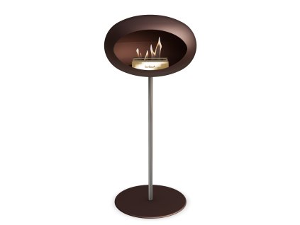 3763 34 dome ground steel high 80 cm mocca barva a prumer nohy rose gold 60 cm barva podstavce rose gold kartus rose gold