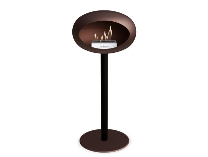 3763 16 dome ground steel high 80 cm mocca barva a prumer nohy rose gold 60 cm barva podstavce rose gold kartus rose gold