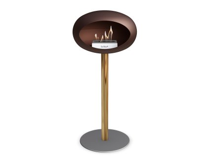 3763 28 dome ground steel high 80 cm mocca barva a prumer nohy rose gold 60 cm barva podstavce rose gold kartus rose gold