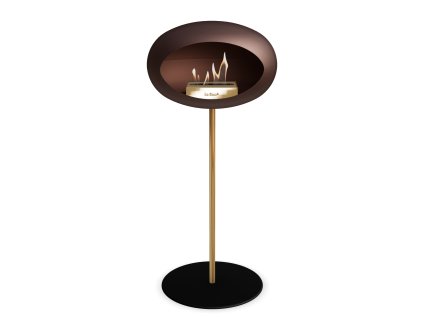 3763 42 dome ground steel high 80 cm mocca barva a prumer nohy rose gold 60 cm barva podstavce rose gold kartus rose gold