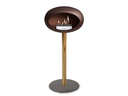 3763 20 dome ground steel high 80 cm mocca barva a prumer nohy rose gold 60 cm barva podstavce rose gold kartus rose gold