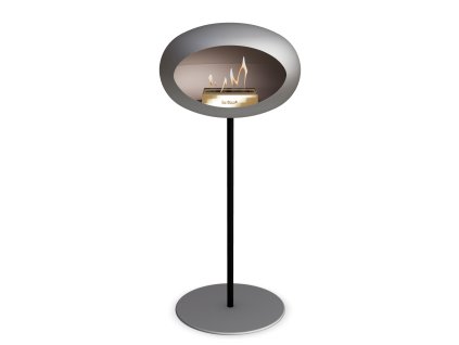 3766 44 dome ground steel high 80 cm nickel barva a prumer nohy lestena ocel 60 cm barva podstavce rose gold kartus nerez