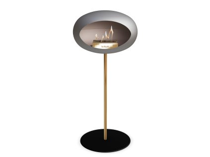 3766 48 dome ground steel high 80 cm nickel barva a prumer nohy lestena ocel 60 cm barva podstavce rose gold kartus nerez