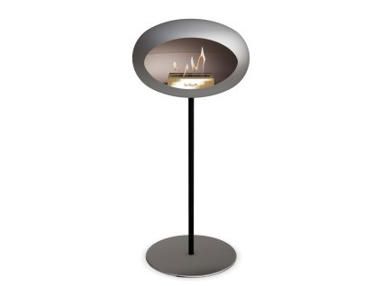 3766 36 dome ground steel high 80 cm nickel barva a prumer nohy lestena ocel 60 cm barva podstavce rose gold kartus nerez