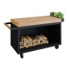 Mise en Place Table Black 135 Pro Teak Wood