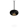 DOME SKY Black (Barva a délka závěsu Rose Gold 140 cm, Kartuš Nerez)