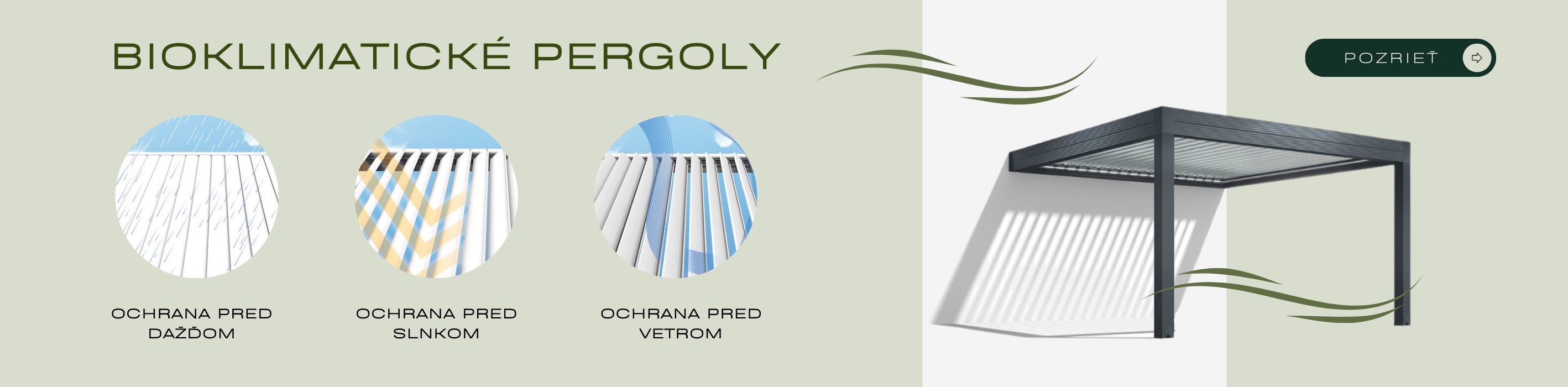 bioklimatické pergoly
