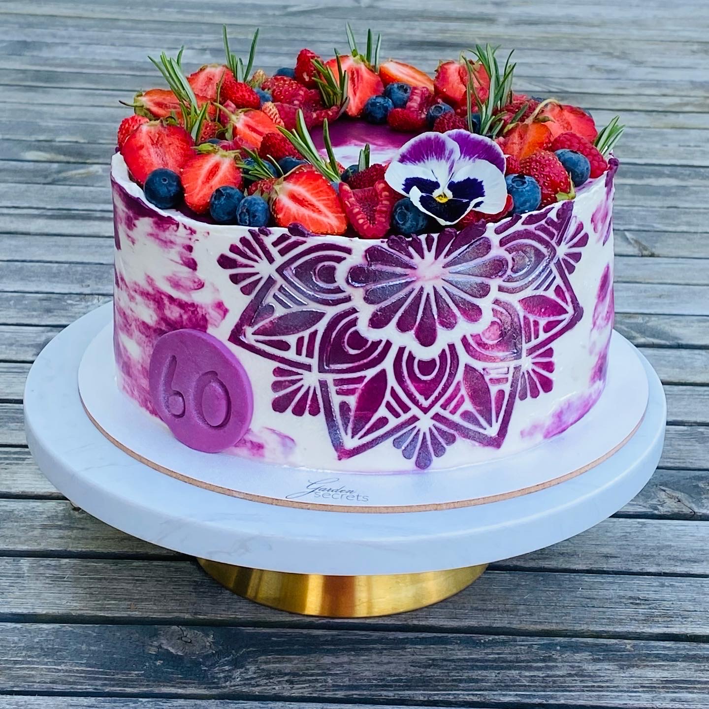 Violet cake