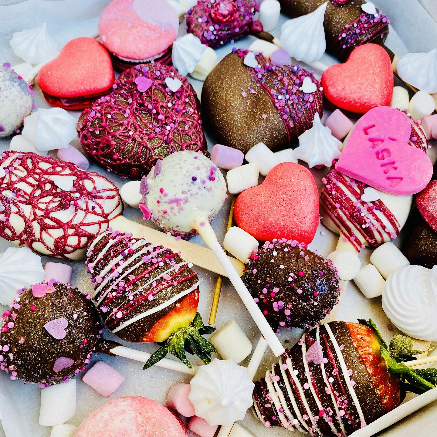 Valentýnská sladká krabička