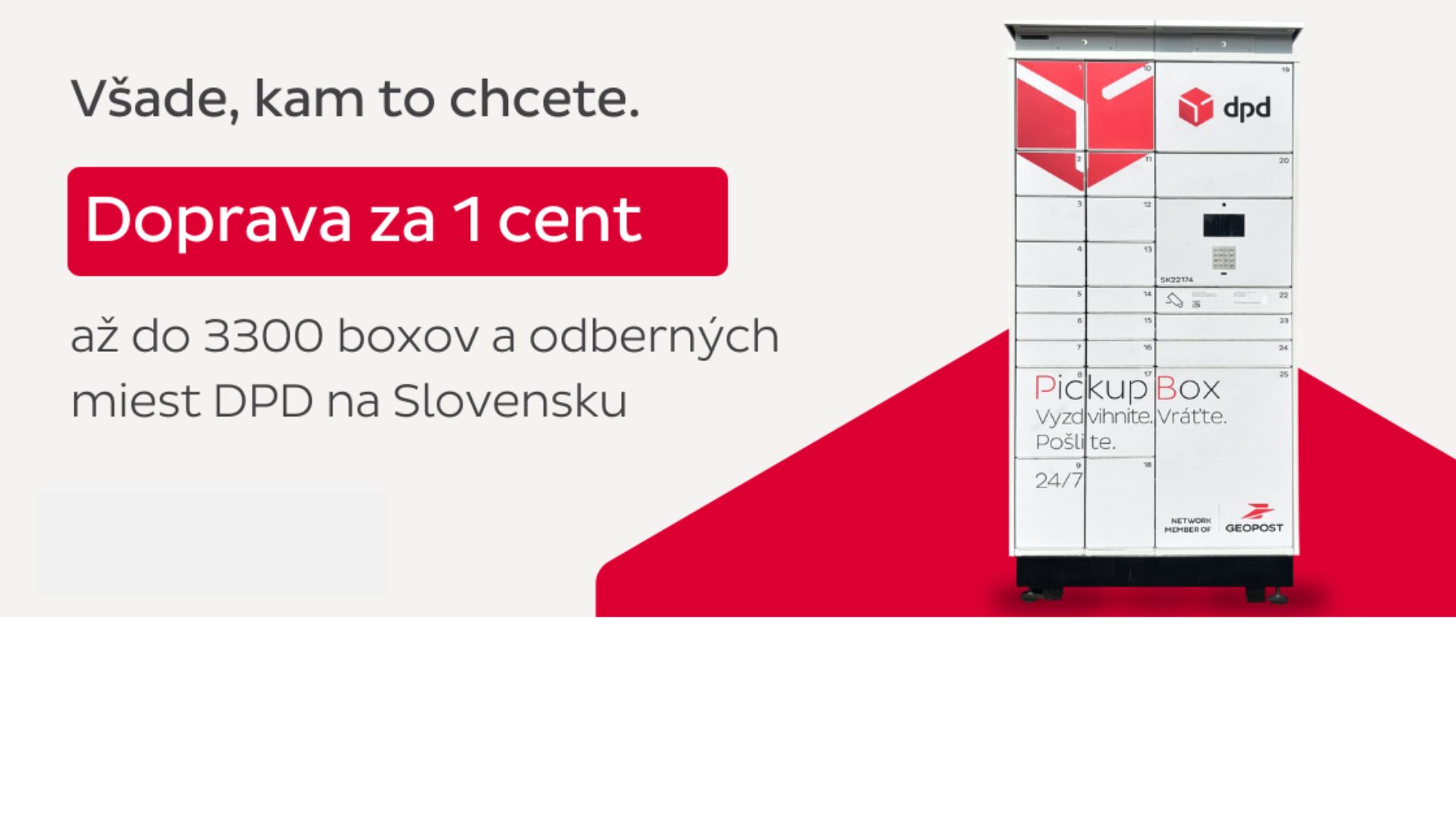 DPD doprava za 0,01 €