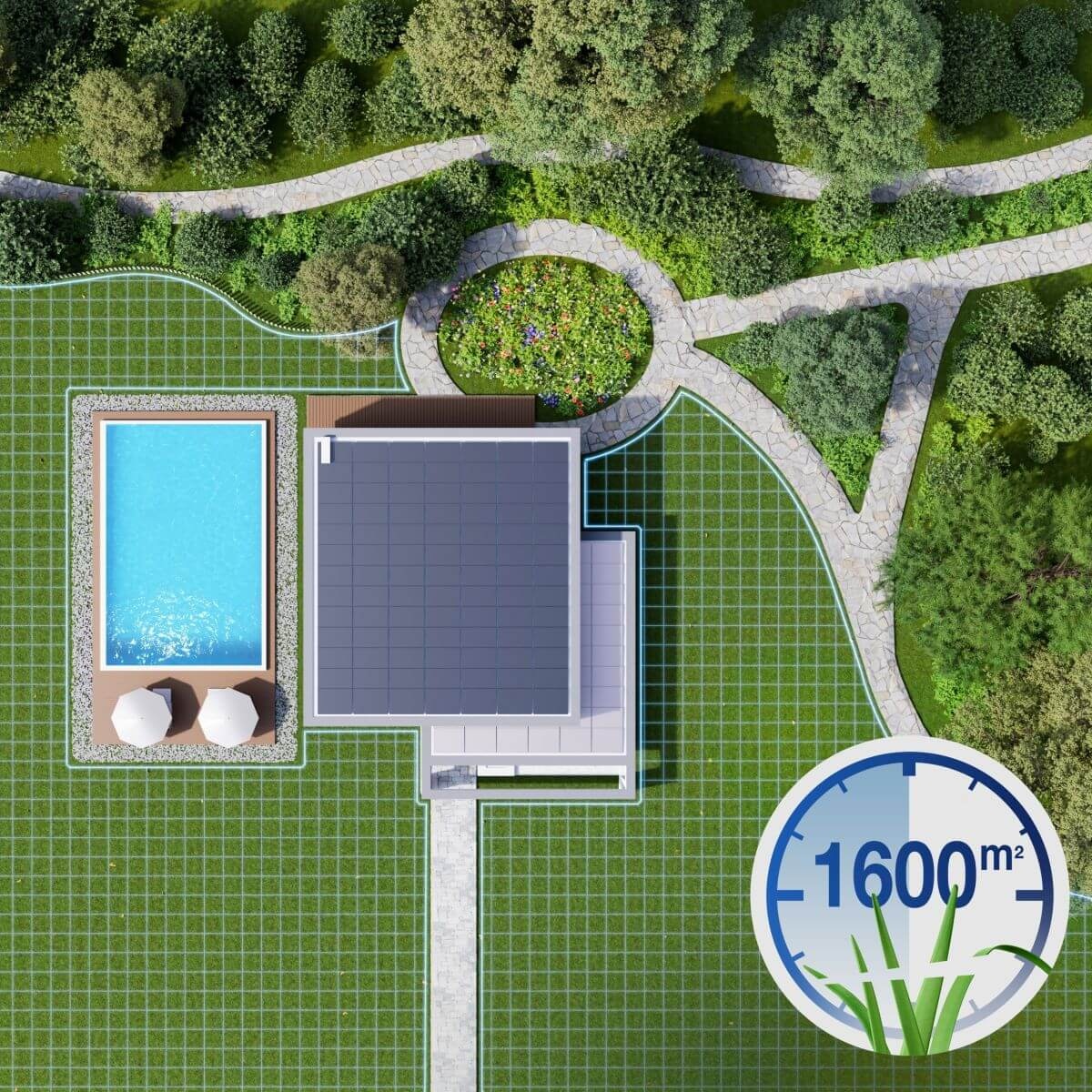 Výkonná batéria a rýchle nabíjanie ECOVACS GOAT A3000 LiDAR PRO
