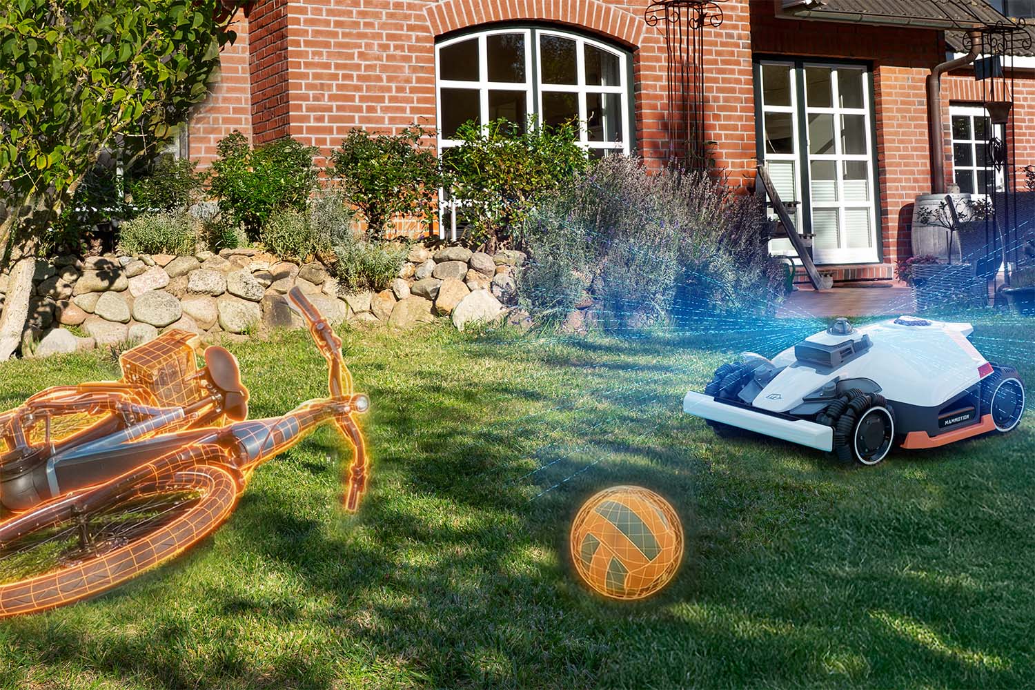 Mammotion LUBA 3 AWD 1500 – senzory a navigácia