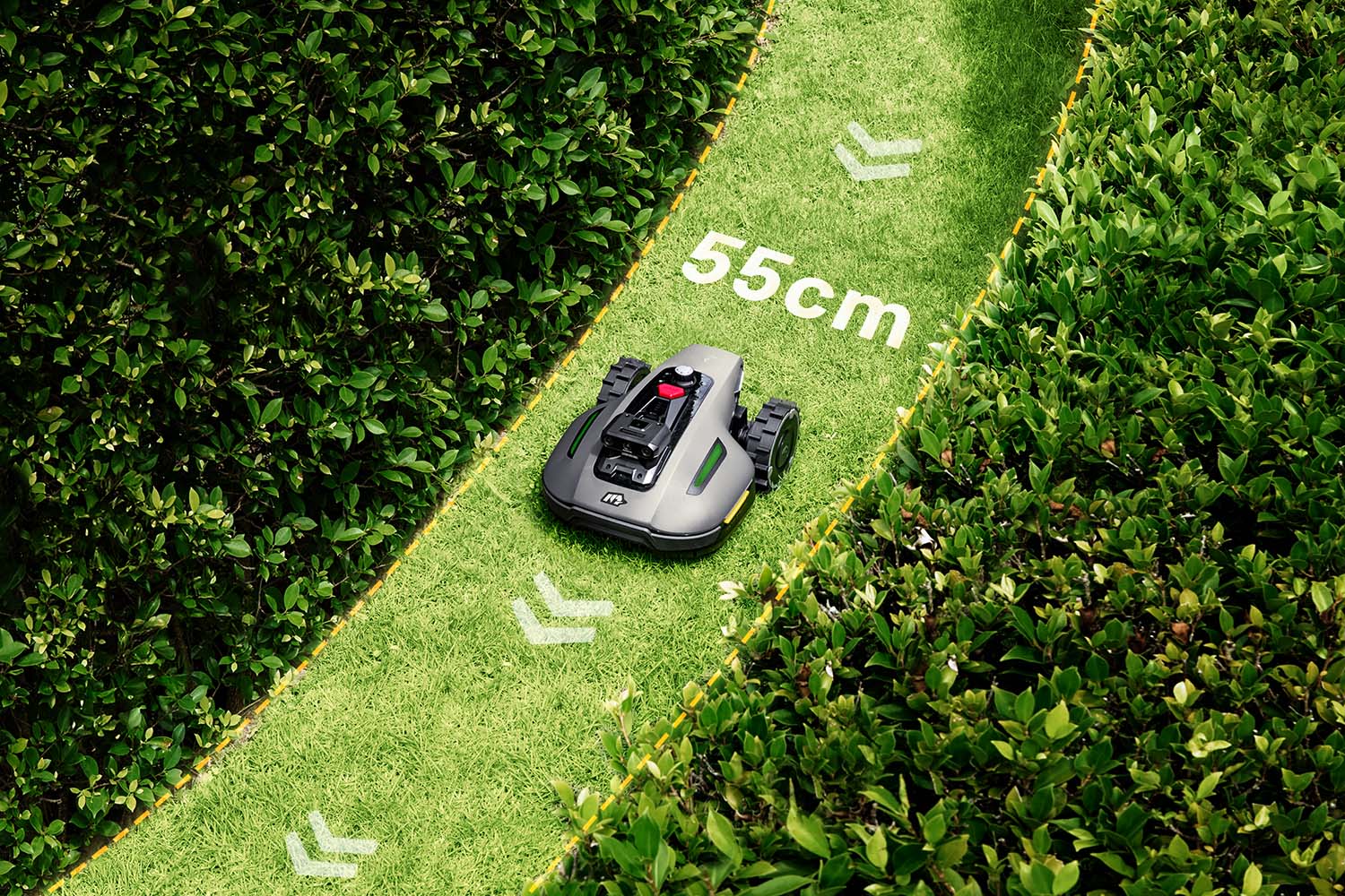 YUKA mini 2 800 – prejazdy a prechody cez úzke miesta od 55 cm