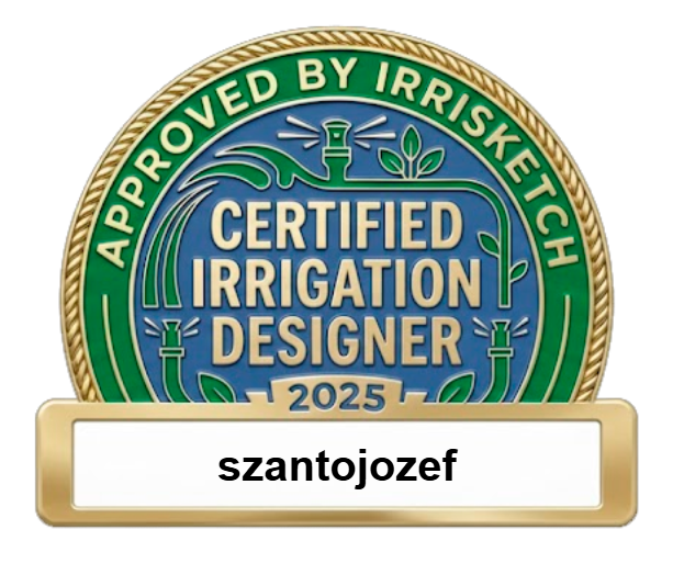 Certifikovaný dizajnér závlah