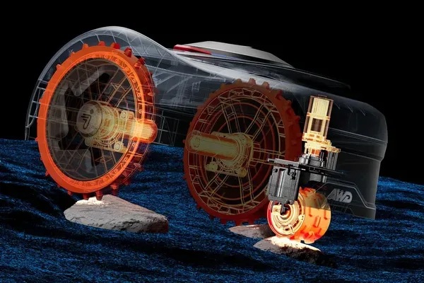 Segway Navimow i205E AWD pohon všetkých kolies a systém trakcie