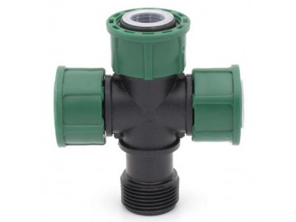 Irritec PP hol kríž 1" M x F x F x F PN10