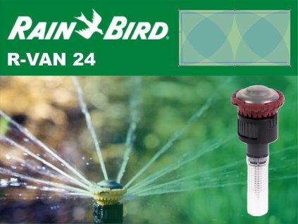Závlahový balíček Rain Bird R Van 24 obdĺžnik pr foto